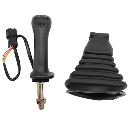 3 Knapper Gravemaskin Joystick Assy Håndtak Gir med Støvdeksel for Doosan DX150 215 225 300 370-9C Høyre
