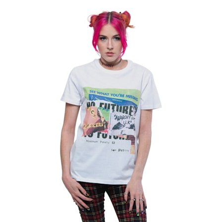 Sex Pistols Unisex Collage Bomull T-shirt M Vit