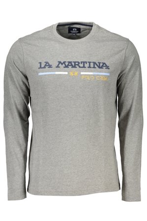 La Martina T-shirt Maniche Lunghe Uomo Grigio