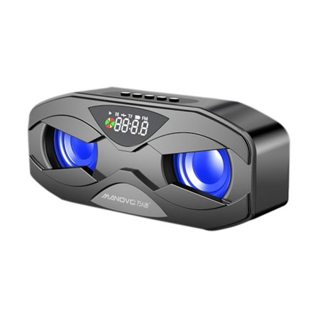 Manovo M5 Trådlös Bluetooth Högtalare Utomhus Subwoofer Portabel Mini Radio Hemljud 6d Surround S