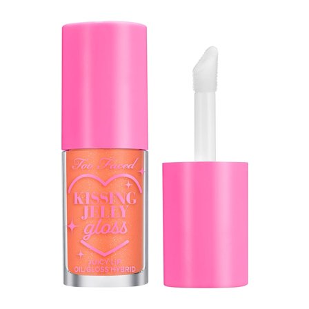 Too Faced Kissing Jelly Lip Gloss Peach Rings, Makeup, Læber, Lipgloss