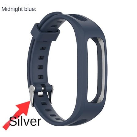 Ersättningsarmband Silikonrem För Huawei Band 4e 3e Honor Band 5 Löpararmband
