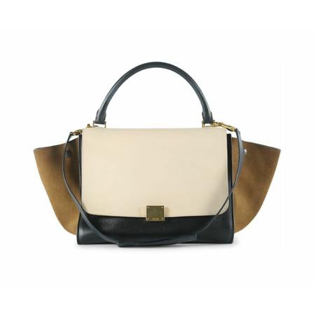 Celine Vintage, Pre-owned Handbag Beige, Dames, Maat:ONE Size,leather,multicolor