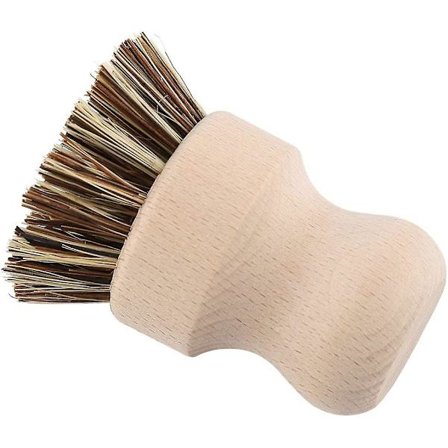 Vihannesharja, pehmeät harjakset puhdistusharja puisella kahvalla perunoiden, vihannesten ja sienten pesuun