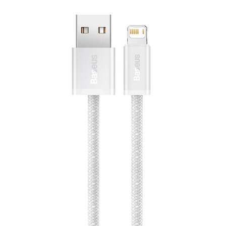 Baseus Dynamisk kabel USB til Lightning, 2,4A, 2 m (hvid)