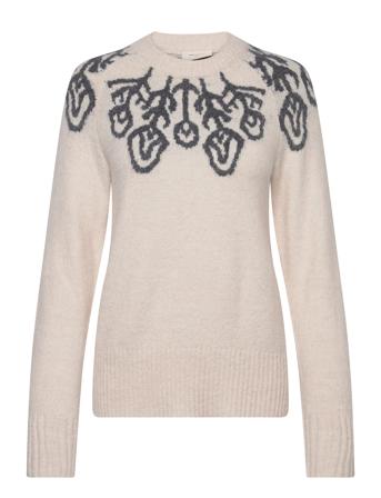 Fqmerla-Pullover Pullover Grå FREE/QUENT*Betinget Tilbud