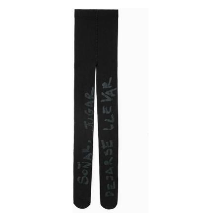 Desigual tights Sort, Dame Strømpebukser, Størrelse: ONE Size