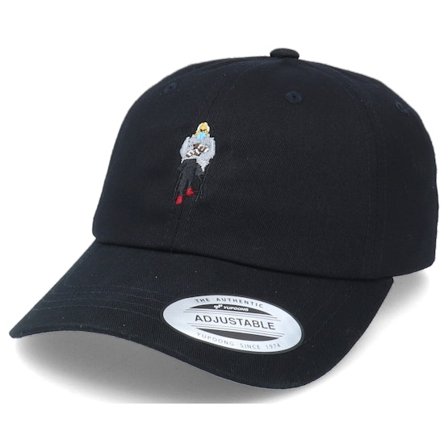 Iconic - Svart unconstructed Keps - Bernie Inauguration Black Dad Cap @ Hatstore