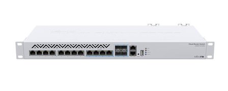 MikroTik Cloud Router Switch CRS312-4C+8XG-RM - switch - 12 porter - Styrt - rackmonterbar