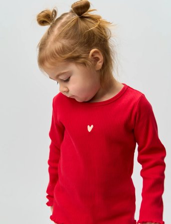 The New Tnstrianna L_S Rib Tee - Red - 98