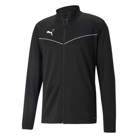 Puserot je Fleecet Puma Teamrise Training Poly Jacket Mustat 176 - 181 cm/M