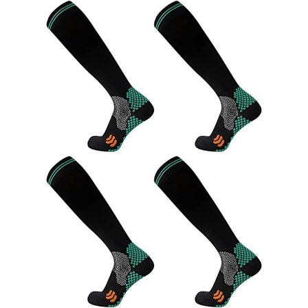 Kompresjonsstrømper (20-30 mmHg) for menn og kvinner - Best (S/M, Svart