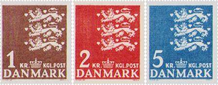 Danmark 1946 - AFA 293-295 - Postfrisk