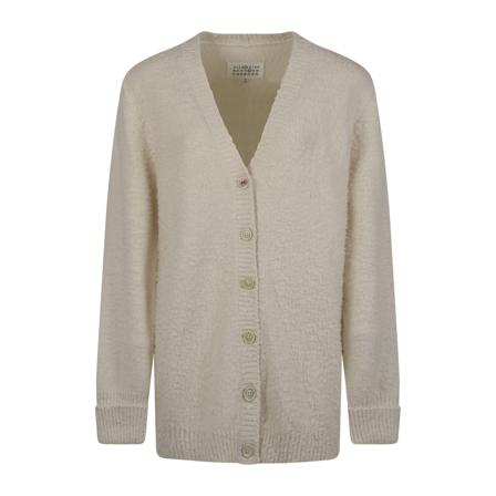 Maison Margiela, Cardigans Beżowy, Kobieta, Rozmiar: XS