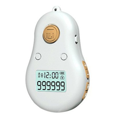 Lydløs Fingertæller 3 i 1 Digital Tasbih Tally Clicker til Bøn Strikning