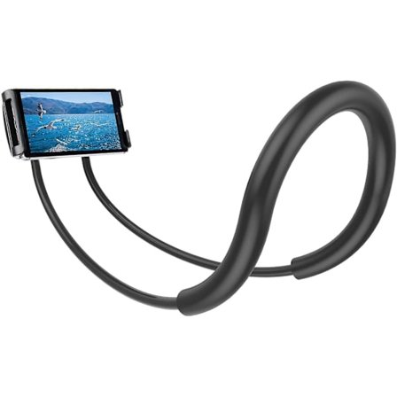 Nakketelefonholder, universell lat mobiltelefonholder sammenleggbar stativholder for smarttelefon, fleksibel lat holder med flere funksjoner 60 cm