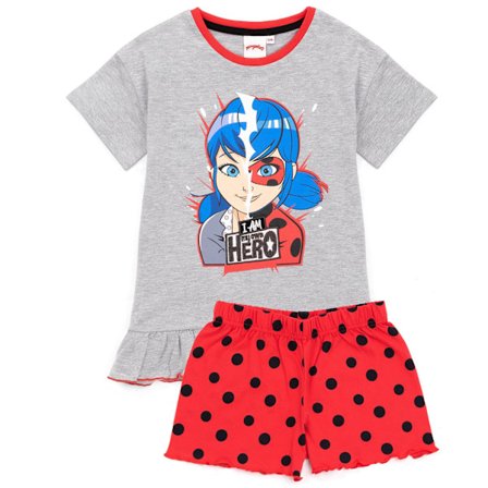 Miraculous Girls I Am My Own Hero! Kort Pyjamas Set (3-pack)