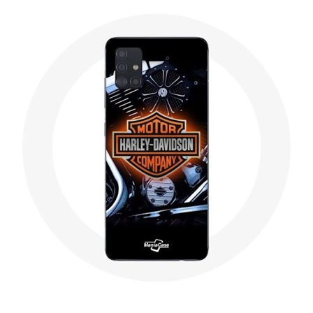 Coque Samsung Galaxy A51 Harley Davidson biltillverkarens logotyp