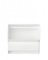 Fresh 840060 Bøye plast, 110x54 mm, vertikal, 90°, Ventilasjon