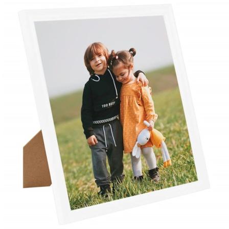 Vidaxl Fotoramar 5 St För Vägg Eller Bord Vit 40x50 Cm Mdf Vit