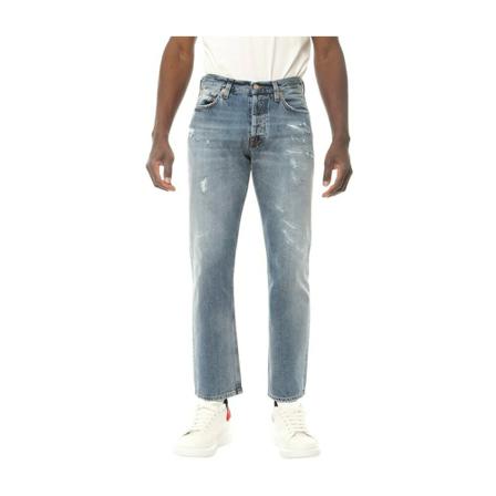 Mauro Grifoni, Cropped Jeans Blauw, Heren, Maat:W35