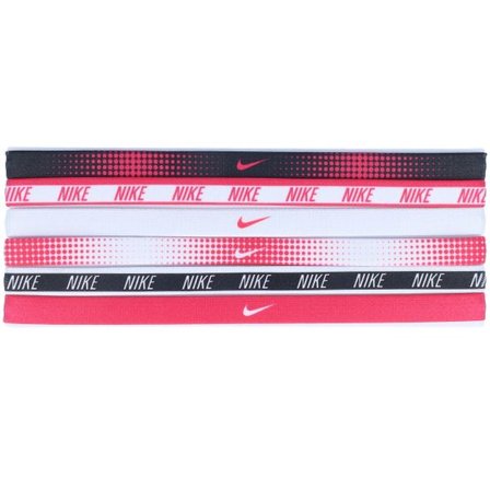Nike - Rosa headband Beanie - 6-Pack Print 939 Black/Rush Pink/White Headbands @ Hatstore