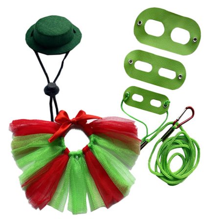 Lizard Bearded Dragon Rolig klänning Cosplay kostym + Bly jul Tutu kjol