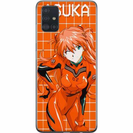 Samsung Galaxy A51 Mjukt Skal - Asuka Evangelion