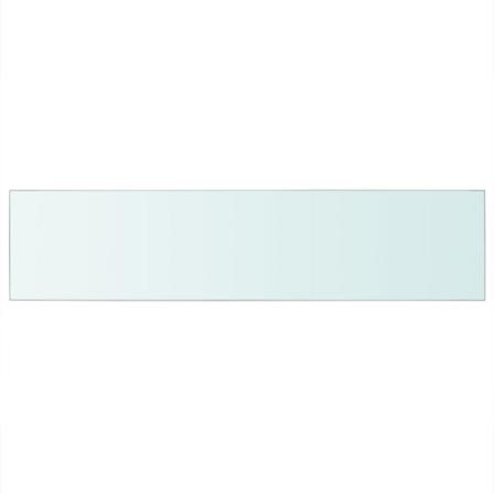 Vidaxl Hyllplan Glas Genomskinlig 110x25 Cm Transparent