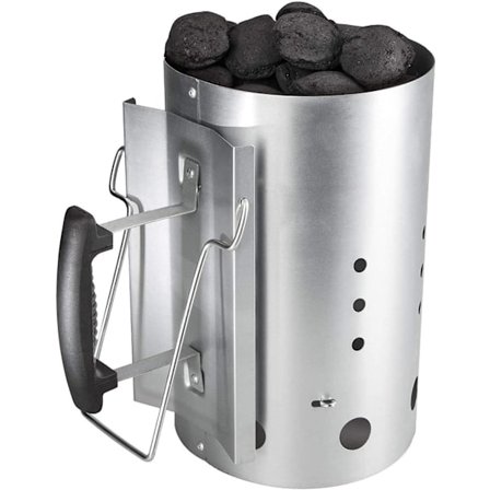 30cm x 19cm skorstensstarter til Weber 7416 eller andre kulgrill, skorstensstarter med sikkerhedshåndtag Grillstarter