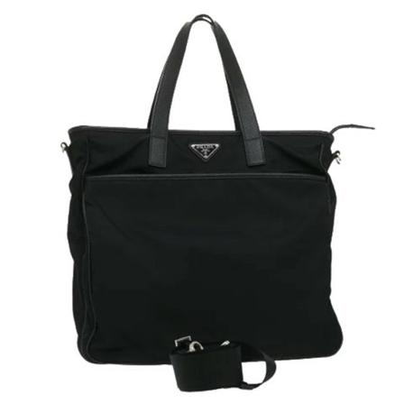 Prada Vintage Pre-owned nylon totes Sort, Dame Vintage Tasker, Størrelse: ONE Size