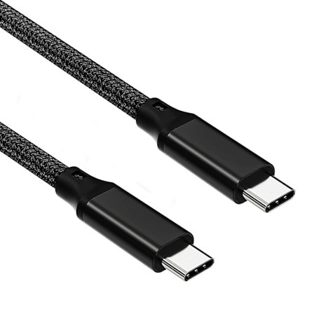 NÖRDIC 3m USB3.2 Gen2 SuperSpeed USB 10Gbps USB-C till C PVC kabel med Power Delivery 100W, 4K60Hz video och Emarker