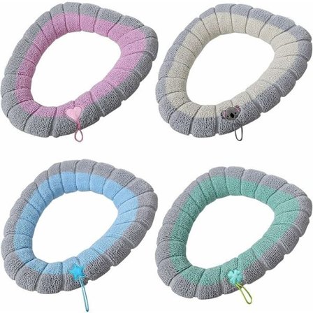 4 kappaletta wc-istuimen kansia kahvalla paksu tyyny kylpyhuoneeseen