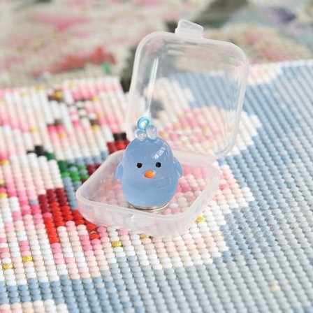 Diamond painting Luminous Cover Cover BLÅ