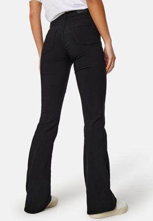 Pieces Highskin Flared Pant Black Klær