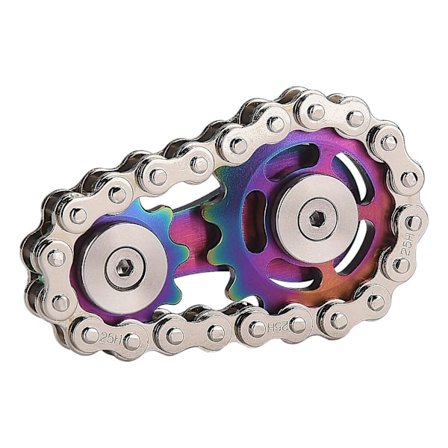 Sykkelkjedefidgetspinner - Høykvalitets kjedehjul i rustfritt stål