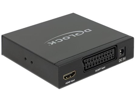Delock Converter SCART / HDMI > HDMI with Scaler - videokonverter