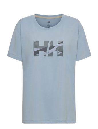 W Skog Recycled Graphic T-Shir Blue Helly Hansen