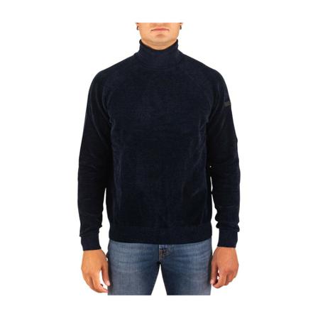 Rrd, Knitwear Wes 031Kinitvelvetturtleck Blauw, Heren, Maat:L
