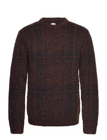Jprblatrend Check Knit Brown Jack & J S