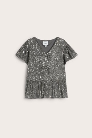 Kappahl | Top z cekinami | Szary