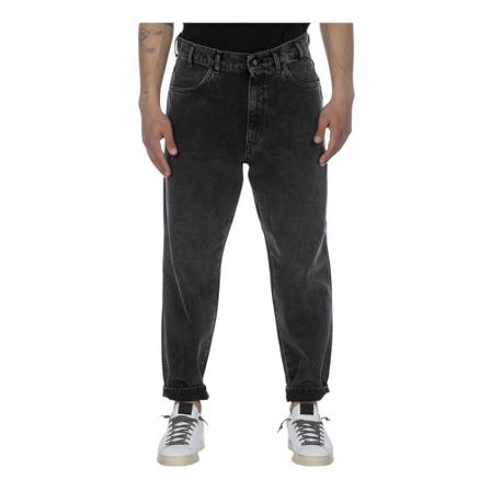 Amish, Straight Jeans Czarny, Mężczyzna, Rozmiar: W34