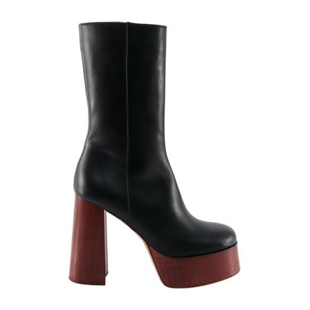 Gia Borghini, Heeled Boots Zwart, Dames, Maat:38 EU