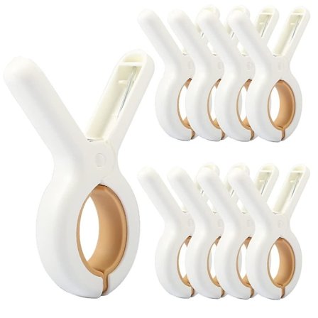 Strandhåndklæde Klips, 9 Tøj Klemmer, Dyne Tørring Klips, Plastik Tøj Klemmer, Stærke Greb Til Tørring Tøj På Tøjliner Og Stativer