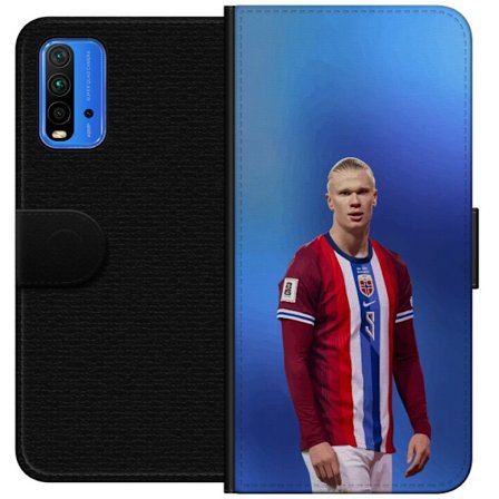 Kompatibelt Lommeboketui til Xiaomi Xiaomi Redmi Note 9 4G Erling Haaland Manchester City Norge fotball angriper toppspiller utrolig målproduksjon kr
