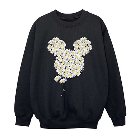 Mickey Mouse Pojkar Kamomill Huvud Tröja 5-6 År Svart