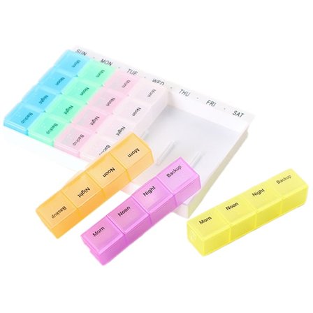 Smidig Dosett Medicinask Tablettask (28 fack)