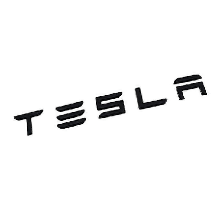 TESLA Logo Klistermærker Til Tesla Model 3 Y S X 3D Styling Logo Emblem Mat Sort Pasta Bil Tesla Model Y Tilbehør Auto Værktøj