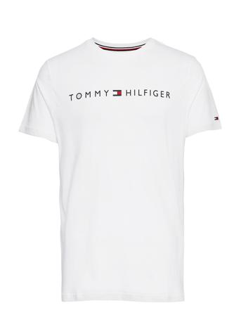 Cn Ss Tee Logo T-shirt Hvid Tommy Hilfiger