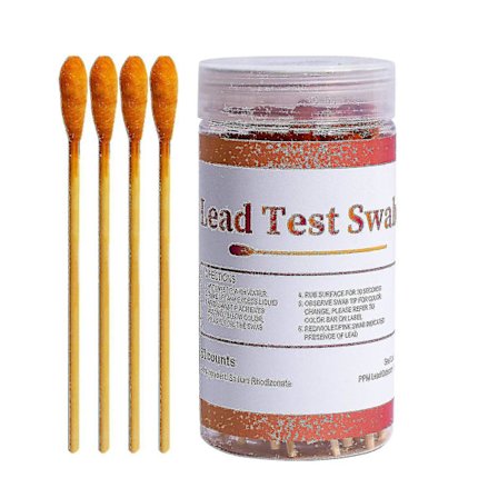 Blymalingstestkit - 30 stk. øjeblikkelige teststrimler til alle malede overflader, keramik, porcelæn, metal og træ - Hurtig blytest